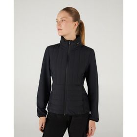 Skechers W Outerwear Padded Jacket S242063-001 Siyah Kadın Mont