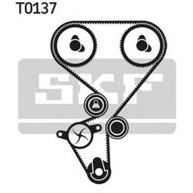 SKF VKMA 03130 106 GTI Saxo VTS TU5j4 1.6 16V 134 Dış Kayış Triger Seti