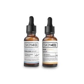 Skin401 Cilt Aydınlatmaya Yardımcı Serum Cilt Bakım Seti