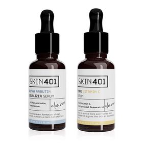 Skin401 Cilt Aydınlatmaya Yardımcı Serum Cilt Bakım Seti