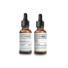 Skin401 Cilt Aydınlatmaya Yardımcı Serum Cilt Bakım Seti