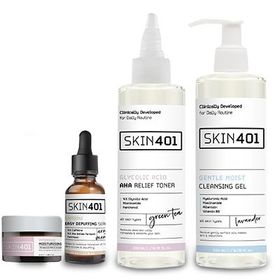 Skin401 Gece Bakım Rutini Tüm Cilt Tipleri İçin Cilt Bakım Seti