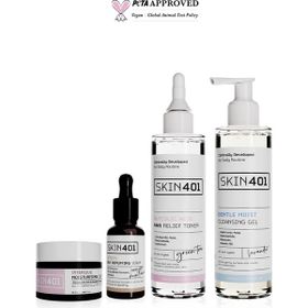 Skin401 Gece Bakım Rutini Tüm Cilt Tipleri İçin Cilt Bakım Seti