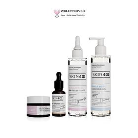 Skin401 Gece Bakım Rutini Tüm Cilt Tipleri İçin Cilt Bakım Seti