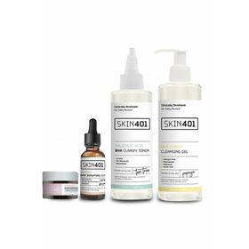 Skin401 Gece Bakım Rutini Tüm Cilt Tipleri İçin Cilt Bakım Seti