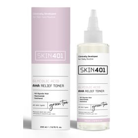 Skin401 Glycolic Acid AHA Relief 200 ml Tonik