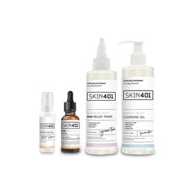 Skin401 Tam Koruma Gündüz Bakim Rutini Tüm Cilt Tipleri İçin Cilt Bakım Seti