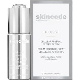 Skincode Exclusive Cellular Renewal Yaşlanma Karşıtı Cilt Yenileyici Koyu Leke ve İnce Çizgi Görünümünü Azaltmaya Yardımcı 30 ml Retinol Serumu