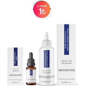 Skinmaster Akne ve Siyah Nokta Karşıtı Sebum Dengelemeye ve Gözenek Sıkılaştırmaya Yardımcı Bakım Seti