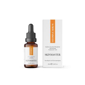 Skinmaster Vitamin C Serum Aydınlatıcı Sodium Ascorbyl Phosphate + Niacinamide + HA 20 ml Renk Tonu Eşitleyici