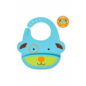 Skip Hop 232203 Zoo Köpek Silikon Önlük