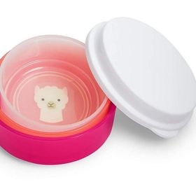 Skip Hop 9I238510 Zoo Smart Serve Non Slip Bowls- Lama Lens Kabı