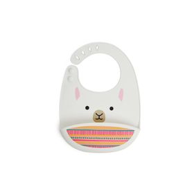 Skip Hop Lama Zoo Silikon Önlük