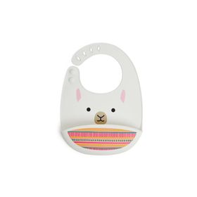 Skip Hop Lama Zoo Silikon Önlük