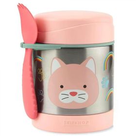 Skip Hop Zoo 325 ml Kedi Paslanmaz Çelik Termos