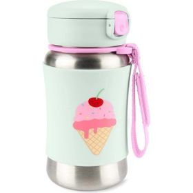 Skip Hop Zoo 350 ml Dondurma Pipetli Paslanmaz Çelik Suluk