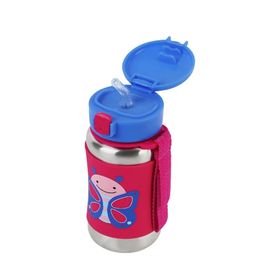 Skip Hop Zoo Kelebek Pipetli Paslanmaz Çelik Suluk