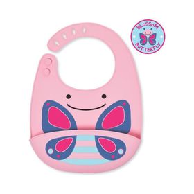 Skip Hop Zoo Kelebek Silikon Önlük