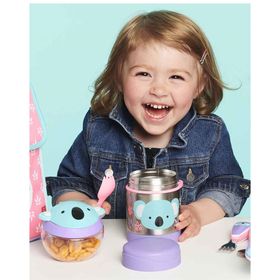 Skip Hop Zoo Paslanmaz Çelik Termos Çerez Kabı Koala Seti
