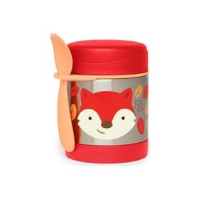 Skip Hop Zoo Tilki Çerez Kabı Çatal Kaşık Seti