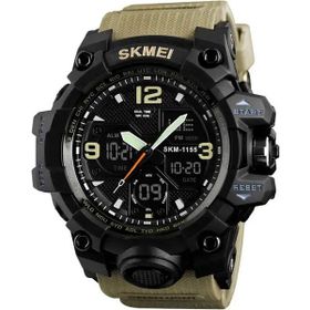 Skmei 1155B Kamuflaj Yeşil Erkek Kol Saati