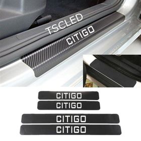 Skoda Citigo 4 Adet Karbon Kapı Eşiği Sticker