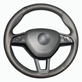 Skoda Fabia 16-18 Uyumlu Araca Özel Deri Direksiyon Kılıfı