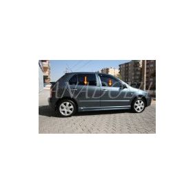 Skoda Fabia 1999-2008 Paslanmaz Çelik 4 Parça Krom Cam Çıtası