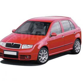 Skoda Fabia 2000-2007 4 Parça Krom Cam Çıtası