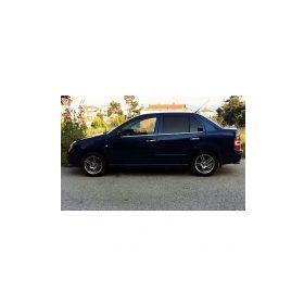 Skoda Fabia 2008-2014 Paslanmaz Çelik 4 Parça Krom Cam Çıtası