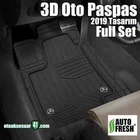 Skoda Fabia 2011 2015 5 Parça 3d Havuzlu Paspas
