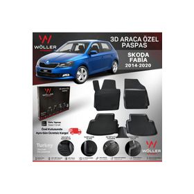 Skoda Fabia 3D Havuzlu Paspas
