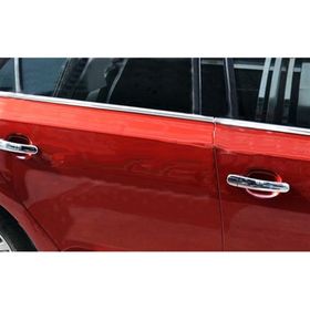 Skoda Fabia Hb 2008-2014 4 Parça Paslanmaz Çelik Cam Çıtası