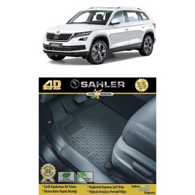 Skoda Kodiaq 2017 Siyah Havuzlu Paspas