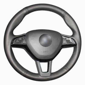 Skoda Octavia 16-18 Uyumlu Araca Özel Deri Direksiyon Kılıfı