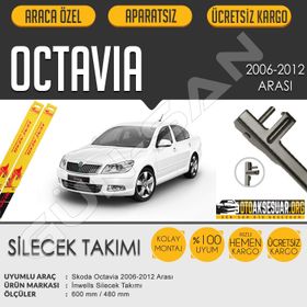 Skoda Octavia 2006-2012 Muz Silecek Takımı