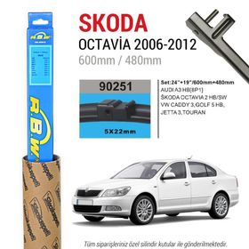 Skoda Octavia 2006-2012 Muz Silecek Takımı