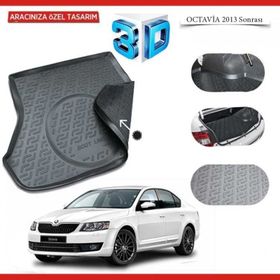 Skoda Octavia 2013 Sonrası 3d Bagaj Havuzu