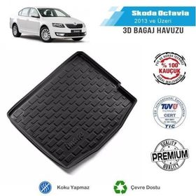 Skoda Octavia 2013 Sonrası 3d Bagaj Havuzu