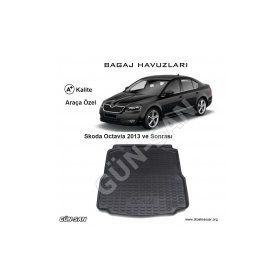 Skoda Octavia 2013 Ve Sonrası 3d Bagaj Havuzu