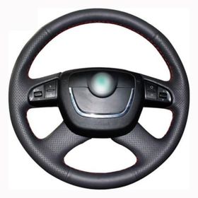 Skoda Octavia A5 Uyumlu Araca Özel Deri Direksiyon Kılıfı