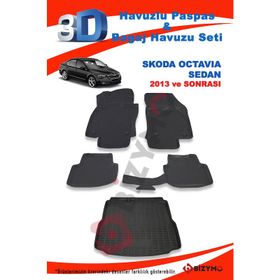 Skoda Octavia Sedan 2013 Sonrası Bagaj Havuzu