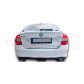 Skoda Rapid 2012 Üzeri Krom Bagaj Alt Çıtası