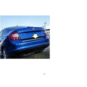 Skoda Rapid 2012 Üzeri Krom Bagaj Alt Çıtası
