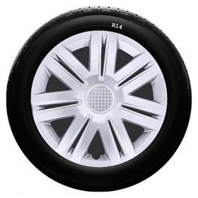 Skoda SKS-SJS 203 14 İnç 4 Adet Kırılmaz Jant Kapağı