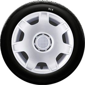 Skoda SKS-SJS 205 14 İnç 4 Adet Kırılmaz Jant Kapağı