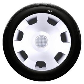 Skoda SKS-SJS 207 14 İnç 4 Adet Kırılmaz Jant Kapağı