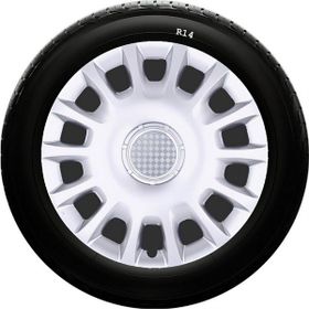 Skoda SKS-SJS 214 14 İnç 4 Adet Kırılmaz Jant Kapağı