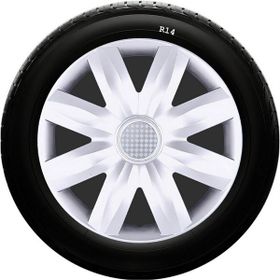 Skoda SKS-SJS 221 14 İnç 4 Adet Kırılmaz Jant Kapağı
