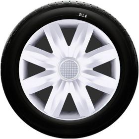Skoda SKS-SJS 221 14 İnç 4 Adet Kırılmaz Jant Kapağı